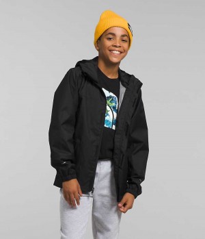 Αδιαβροχο Μπουφαν για αγορια The North Face Antora μαυρα | ATHENS GPWFLMZ