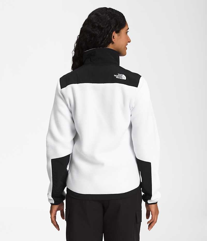 Μπουφάν Fleece γυναικεια The North Face Denali ασπρα μαυρα | ATHENS HNKYDBI