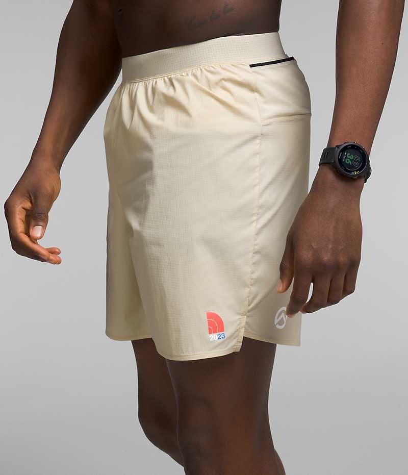 Σορτσ ανδρικα The North Face Summit Series Pacesetter Run Brief κρέμα | ATHENS LJWGKHT