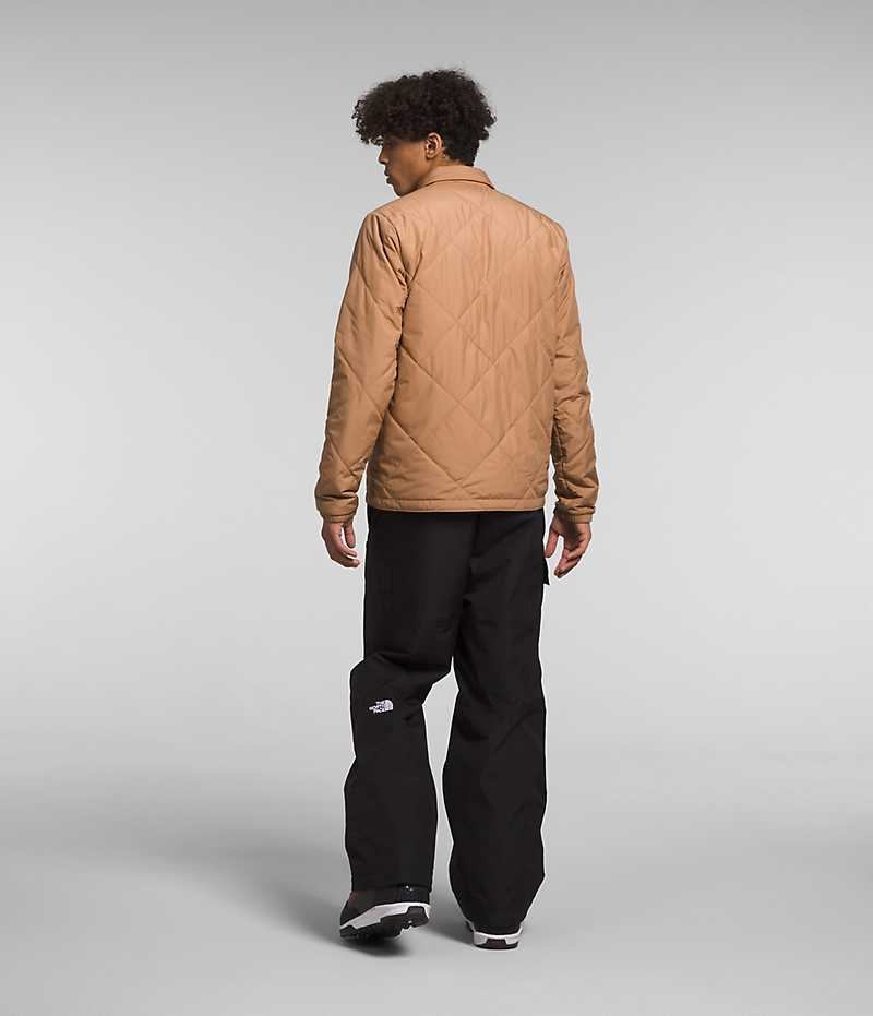 Μπουφάν Με Μόνωση ανδρικα The North Face Afterburner Flannel Χακί | ATHENS VYJKRMG