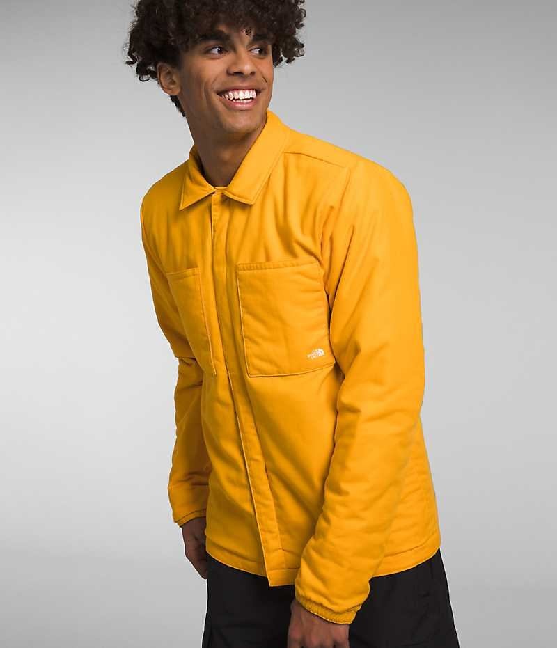 Μπουφάν Με Μόνωση ανδρικα The North Face Afterburner Flannel Χακί | ATHENS VYJKRMG
