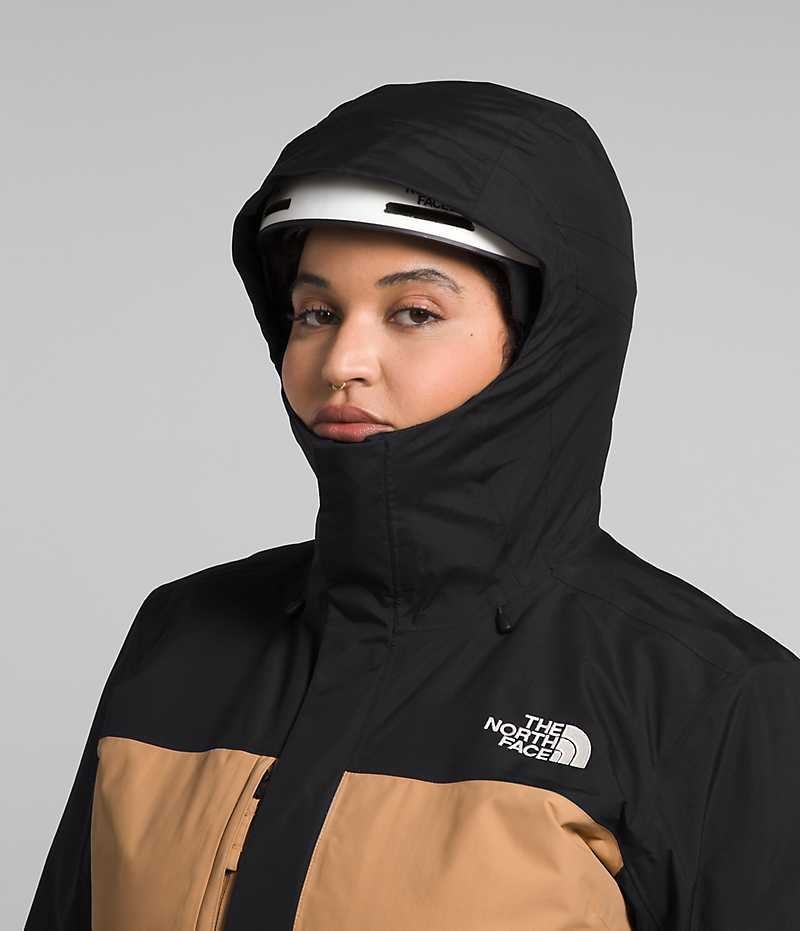 Μπουφάν Με Μόνωση γυναικεια The North Face Plus Freedom Χακί μαυρα | GREECE QPDOZEG