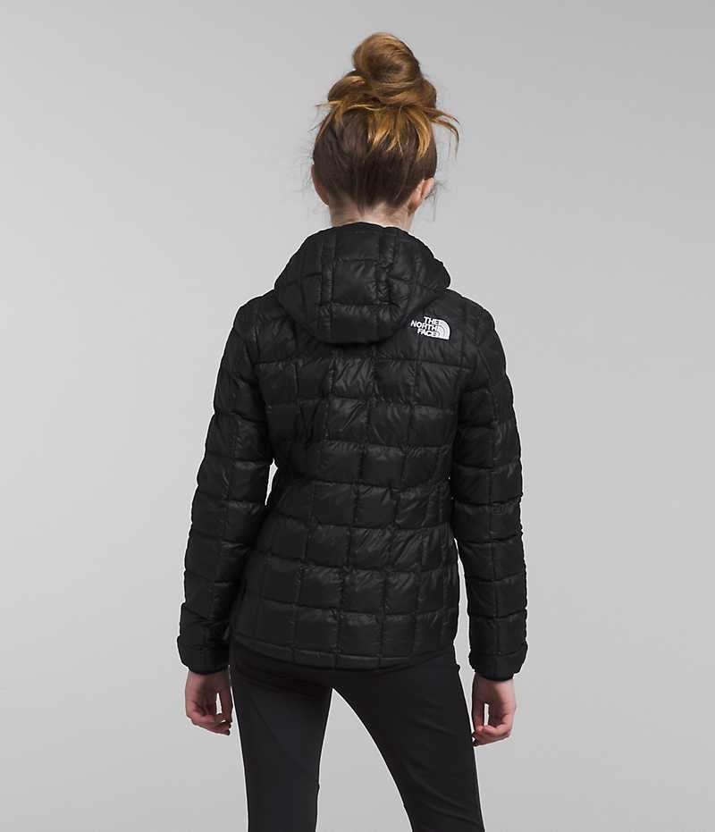 Μπουφαν Πουπουλενια για κοριτσια The North Face ThermoBall™ Κουκουλοφόρος μαυρα | ATHENS RZVMSTX
