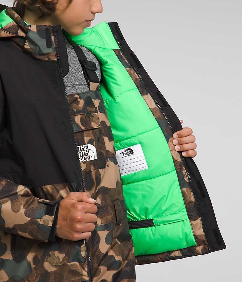 Μπουφάν Με Μόνωση για αγορια The North Face Freedom Extreme καμουφλάζ | GR AFIZWKJ